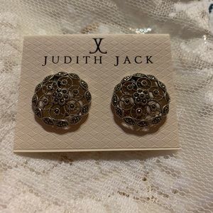 Judith Jack Post/clip earrings